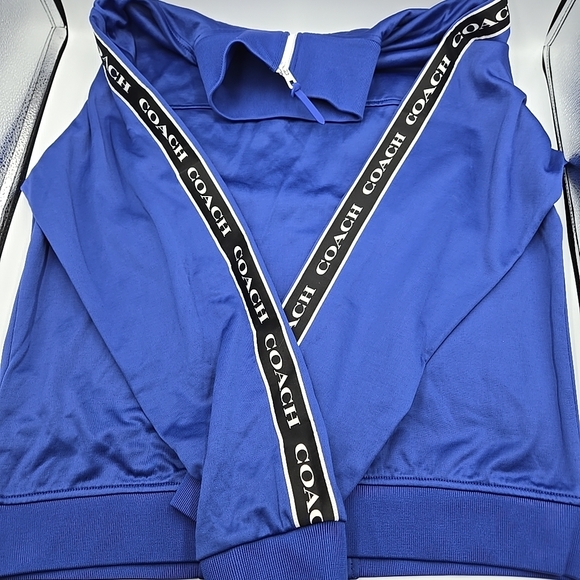 Coach Blue Track Jacket - Picture 8 of 10